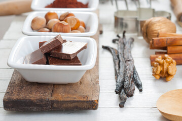 Dessert ingredients