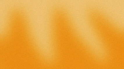 Abstract textured design with three diagonal light beams on an orange grainy background