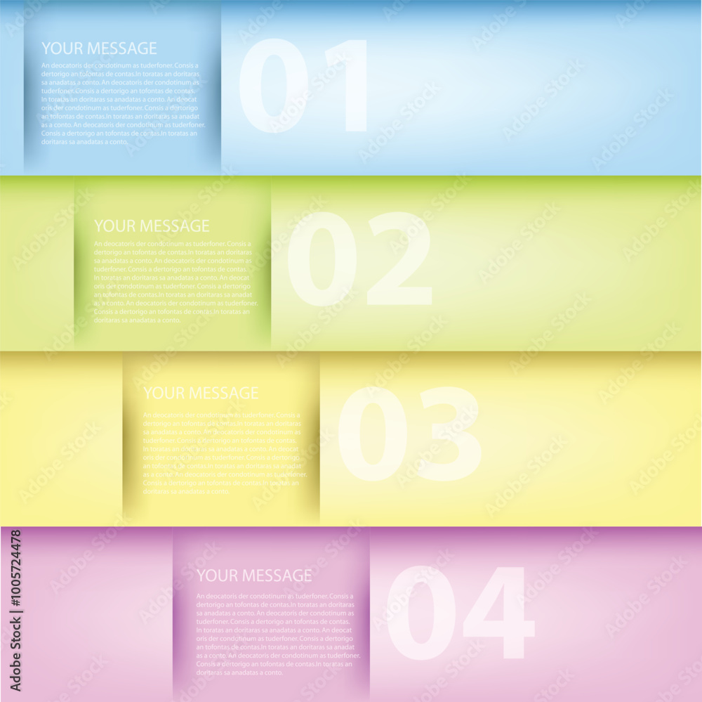 Poster infographic graphic geometric triangle overlap vector layer background for text and message design