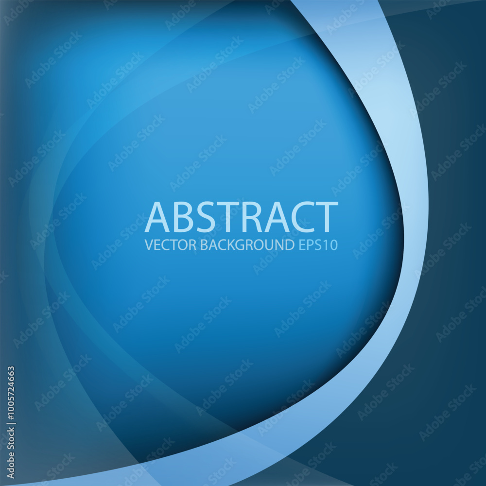 Poster graphic vector curve line overlap background for text and message design