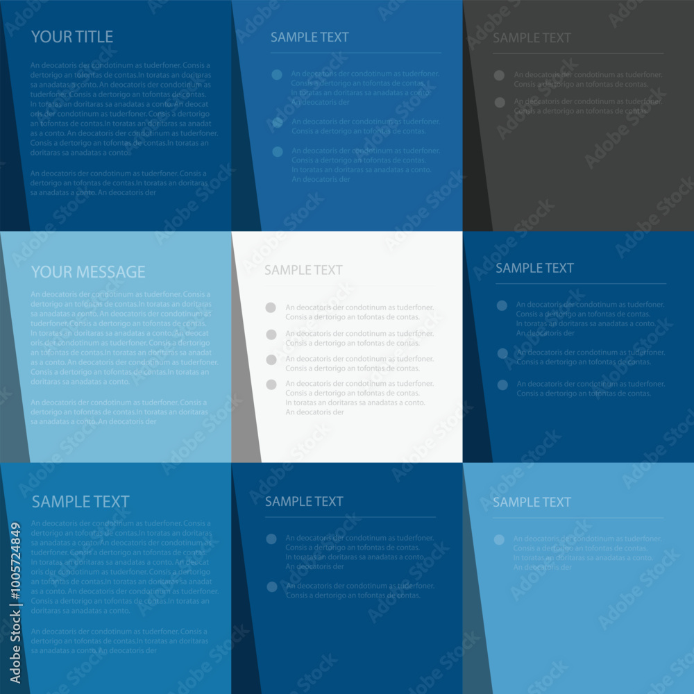 Poster infographic graphic geometric triangle overlap vector layer background for text and message design