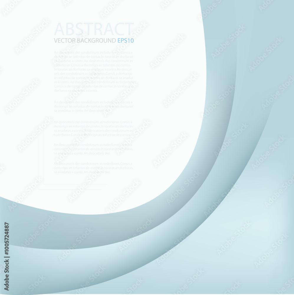 Poster graphic vector curve line overlap background for text and message design