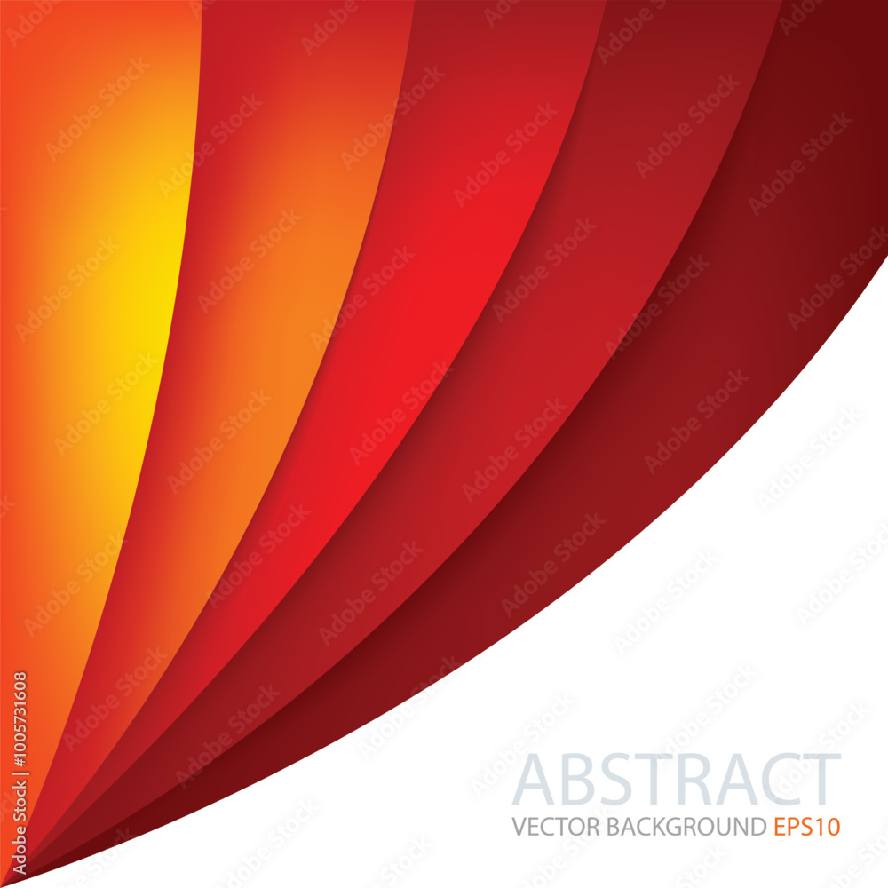 Poster graphic vector curve line overlap background for text and message design