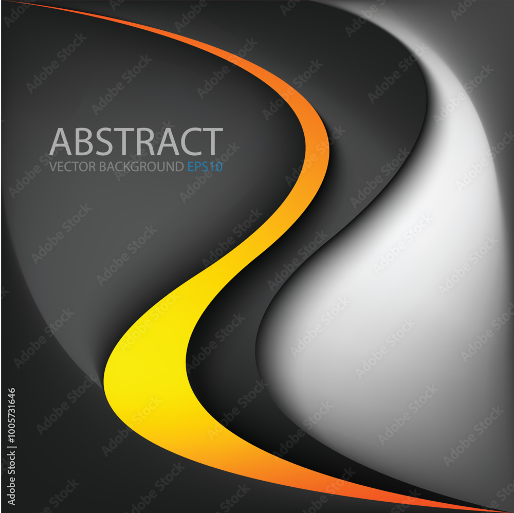 Poster graphic vector curve line overlap background for text and message design