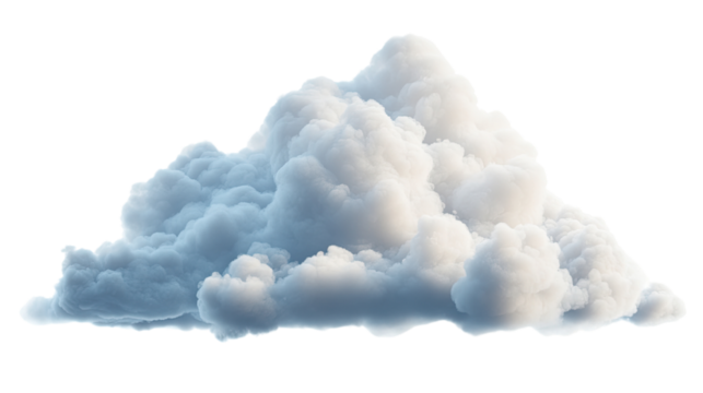 cloud on transparent background