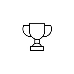 Line stroke competition icon. Editable vector object isolated on white background.