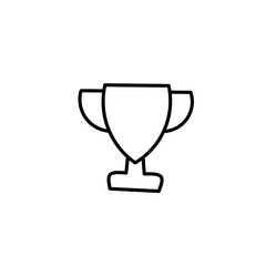 Line stroke competition icon. Editable vector object isolated on white background.