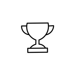 Line stroke competition icon. Editable vector object isolated on white background.