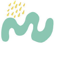 abstract geometric shapes elements doodle