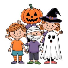 Halloween Silhouettes of the Supernatural for Spooky Nights and Kids set items