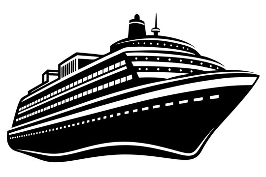 recommend clip art: Cruise Ship, Cruise Ship silhouette vector, Cruise Ship silhouette SVG