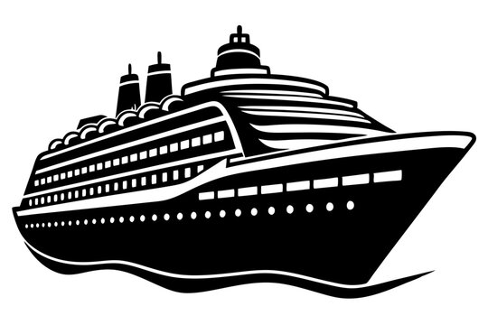 recommend clip art: Cruise Ship, Cruise Ship silhouette vector, Cruise Ship silhouette SVG