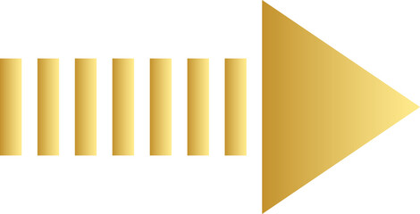 Obraz premium Gold Arrow