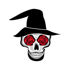 this logo 
as a symbol of the balance of death and beauty
the symbol of the skull and the Eternal Rose