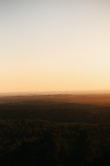 panoramic view of israel sunset time yom kippur holiday panorama of the southern part of the country