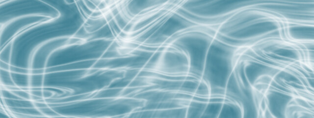 Abstract Blue Fabric Texture. Painting with a blue and white color scheme. Energetic Pale White and Light Blue Finance Innovation Concept. Turquoise with subtle white waves, empty gentle background