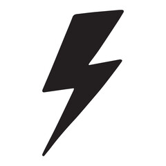 Thunder Silhouette Design - Thunder vector illustration