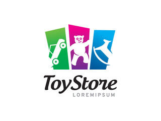Toy Store logo symbol or icon template
