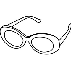 Rock and Roll Element Line Art