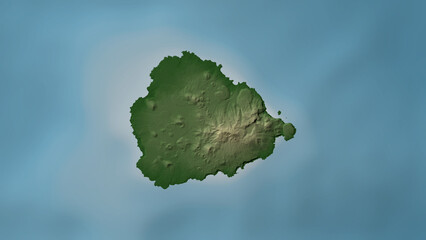 Ascension Island. Saint Helena, Ascension and Tristan da Cunha. Physical © zelwanka