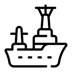 navy line icon