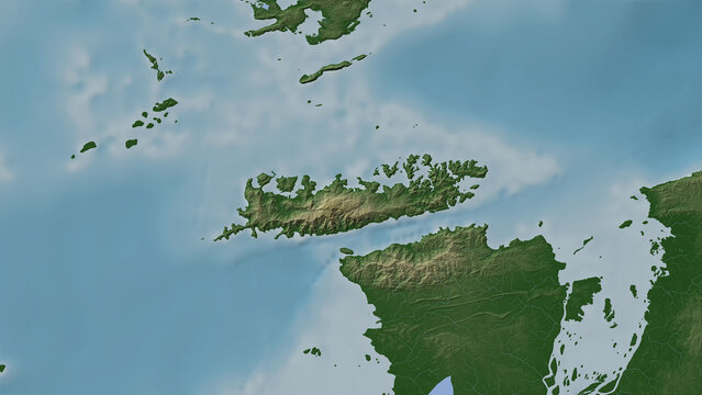 Pulau Batanta. Indonesia. Physical