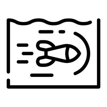 black line art submarine underwater clip art preview