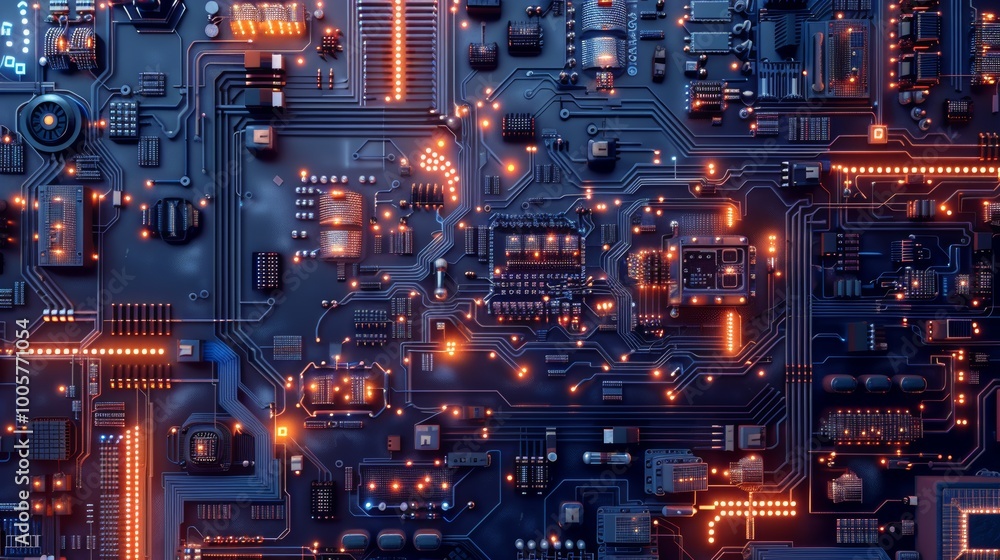 Poster top-down view of a cybersecurity network infrastructure.