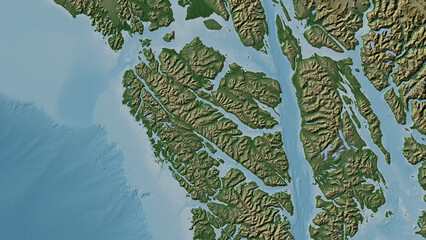 Chichagof Island. United States. Physical © zelwanka
