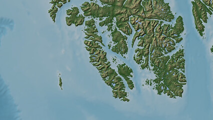Dall Island. United States. Physical © zelwanka