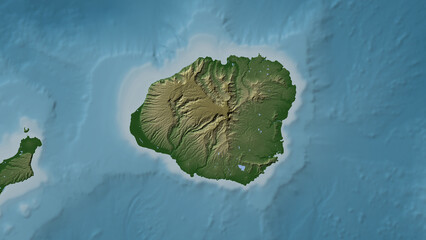 Kauai Island. United States. Physical © zelwanka
