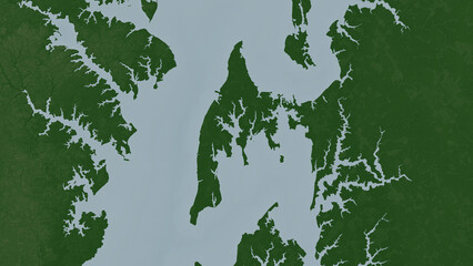 Kent Island. United States. Physical © zelwanka
