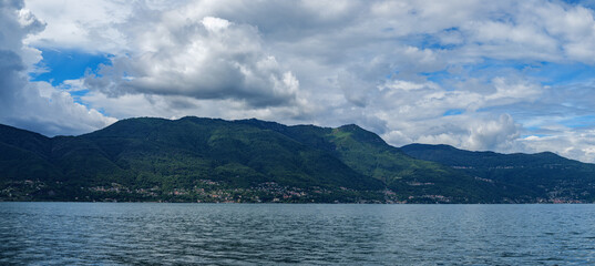 City of Varenna on Lake Como, summer holidays, Italy. 23.08.2024