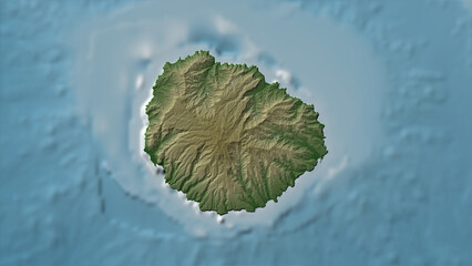 La Gomera Island. Spain. Physical © zelwanka