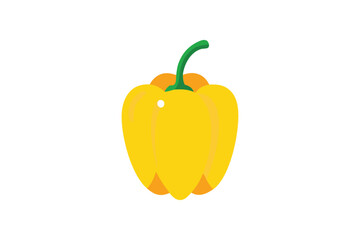  Cute Capsicum vector art illustration