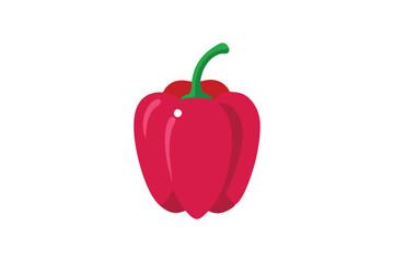  Cute Capsicum vector art illustration