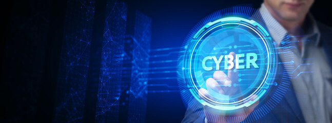 Cyber security data protection business technology privacy concept.