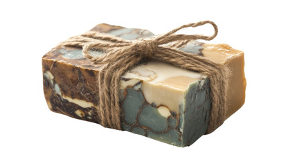 handmade soap on a transparent background