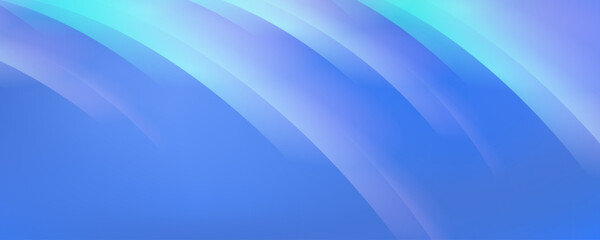 虹や宇宙光線のような神秘的なブルーとグリーンのグラデーションアブストラクトベクター背景イラスト