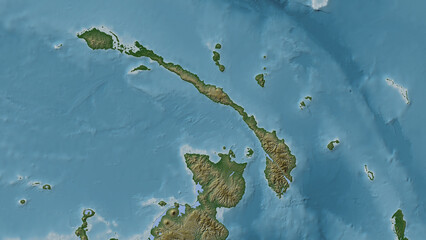 New Ireland Island. Papua New Guinea. Physical © zelwanka