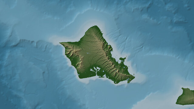 Oahu Island. United States. Physical