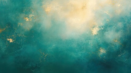 Fototapeta premium Abstract teal and gold background. Perfect for adding a touch of luxury and elegance to designs.