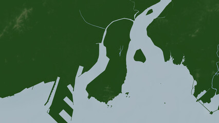 Pidan Island. North Korea. Physical © zelwanka