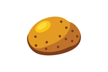 Cute Potato vector art illustration
