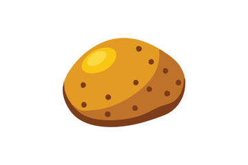 Cute Potato vector art illustration