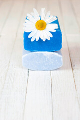 Soap stack with chamomile