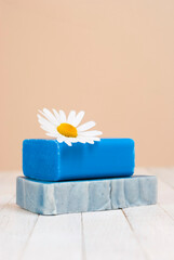 Soap stack with chamomile