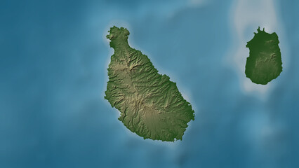Santiago Island. Cape Verde. Physical © zelwanka