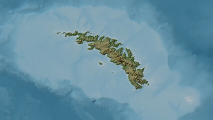 South Georgia Island. South Georgia and the South Sandwich Islands. Physical © zelwanka