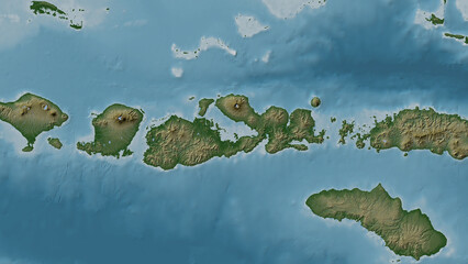 Pulau Sumbawa. Indonesia. Physical © zelwanka